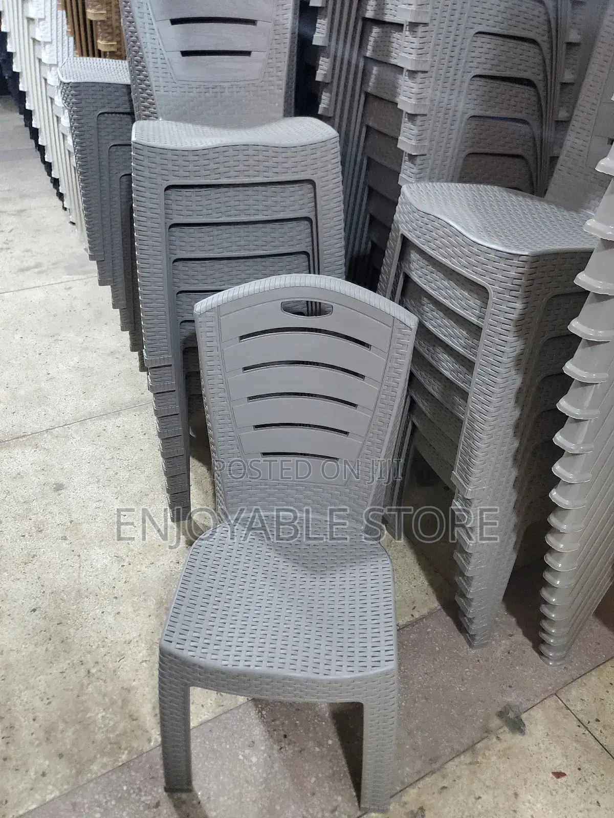 Plastic Chairs Plastic Chairs(Gray)