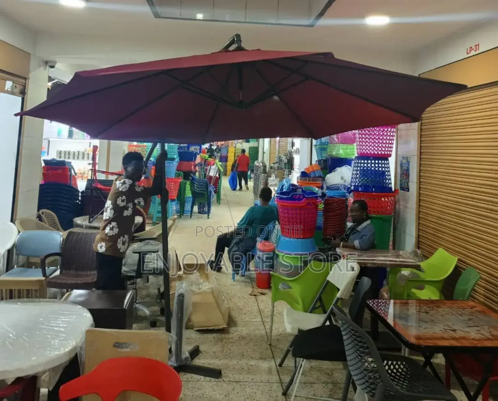 3m Wide Umbrella for Garden, Hotel