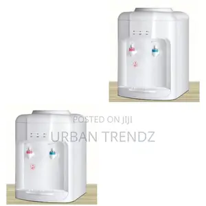 2 Tap Hot and Cold MINI Plastic Desk Top Water Dispenser/