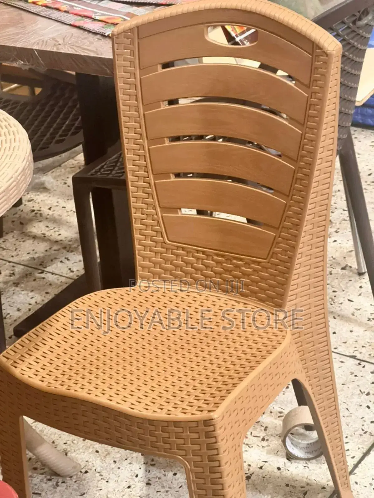 Restaurant Chairs Armless ,(Brown)