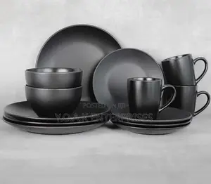 Dinner Set Black Plains