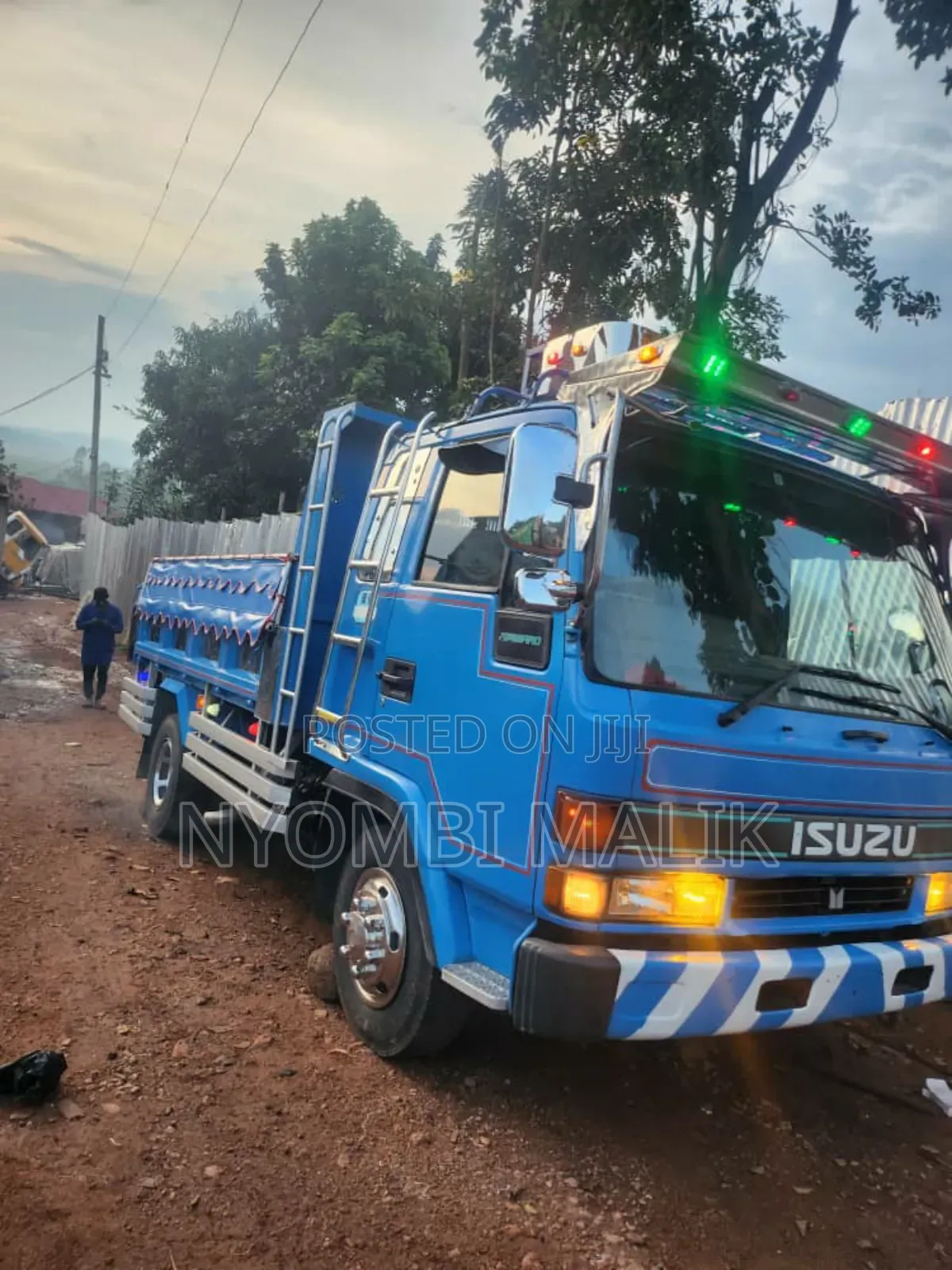 Blue Truck Isuzu Forward