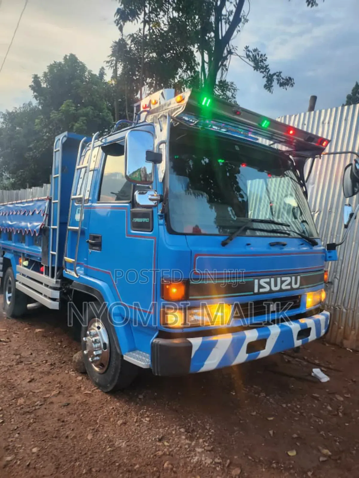 Blue Truck Isuzu Forward