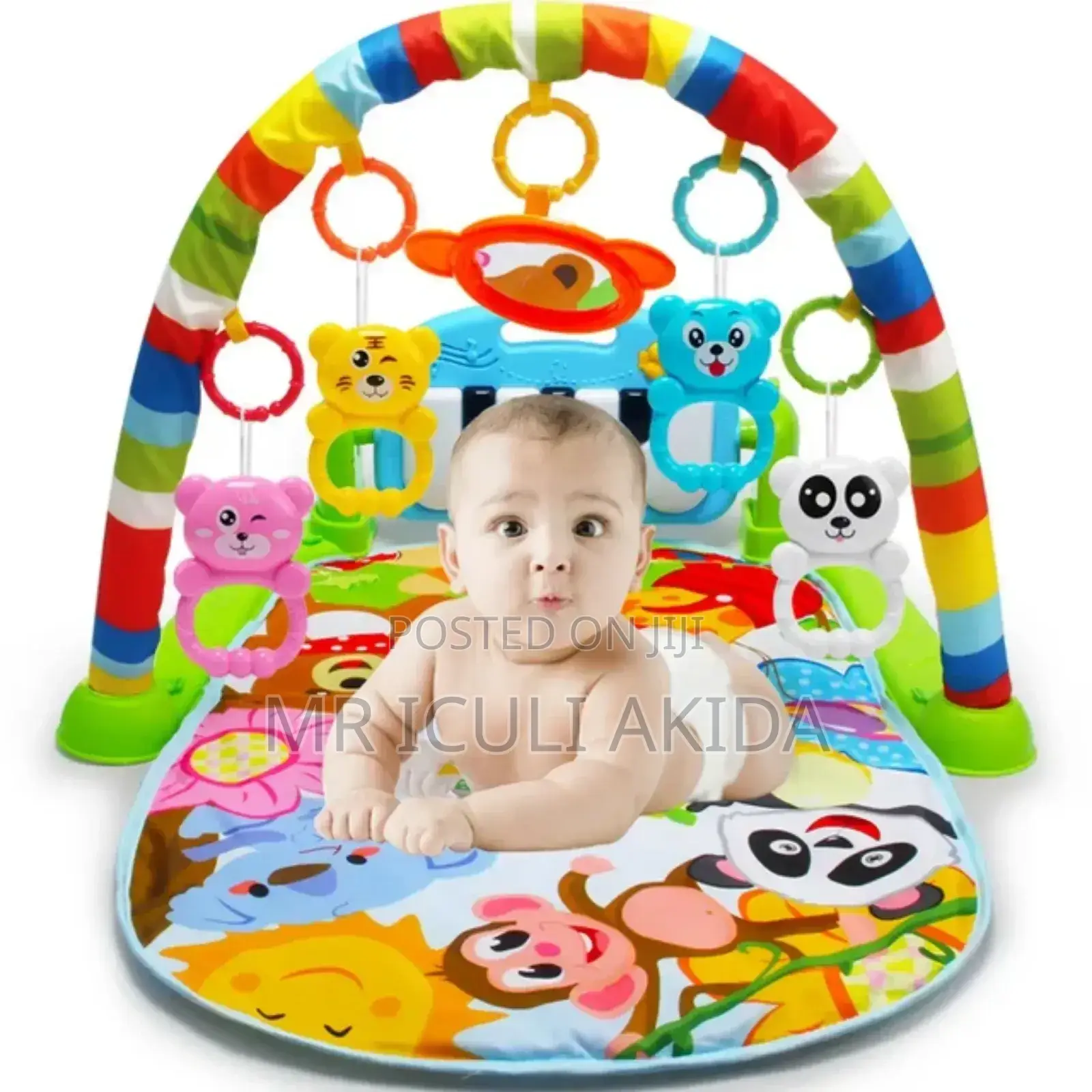 3in1 Musical Baby Play Gym and Mat