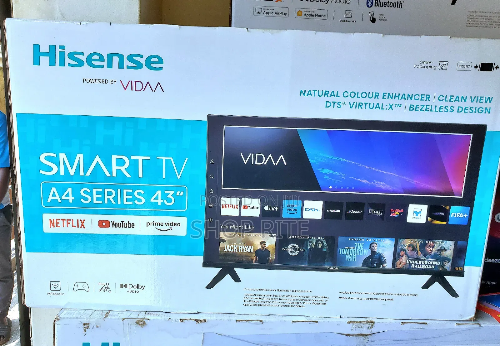 Cheap Price Hisense A4 Series 43inches Smart Vida TVS Original