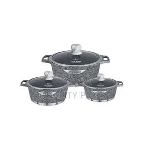 Life Smile 3 Piece Lifesmile Non-Stick Saucepans