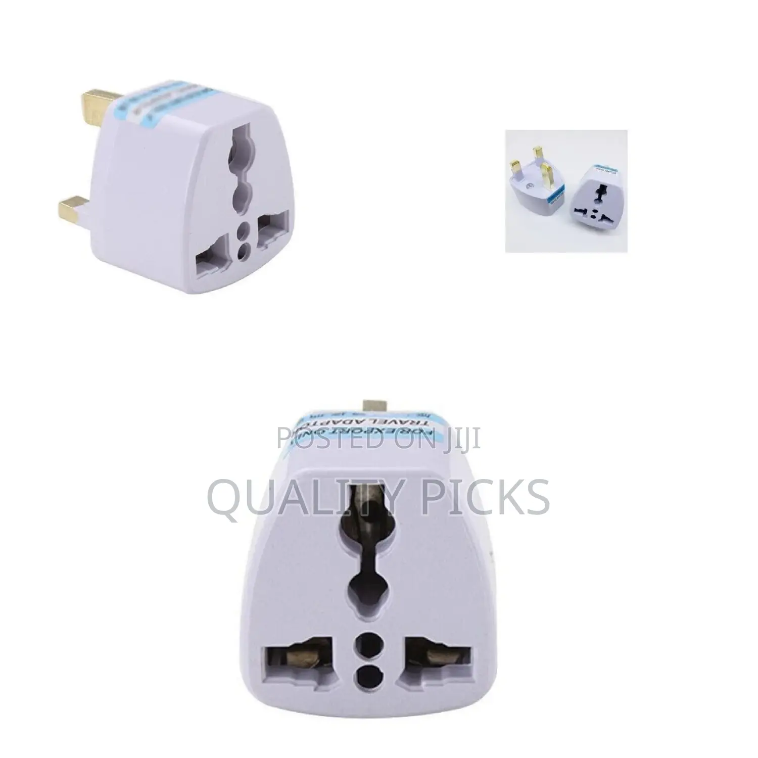 1 Piece of UK Plug Adapter 3 Pin Universal Adapter