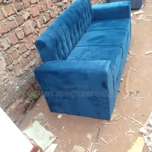 3 Seater Sofa Seat in Blue Colour