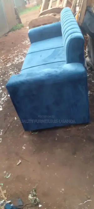 3 Seater Sofa Seat in Blue Colour