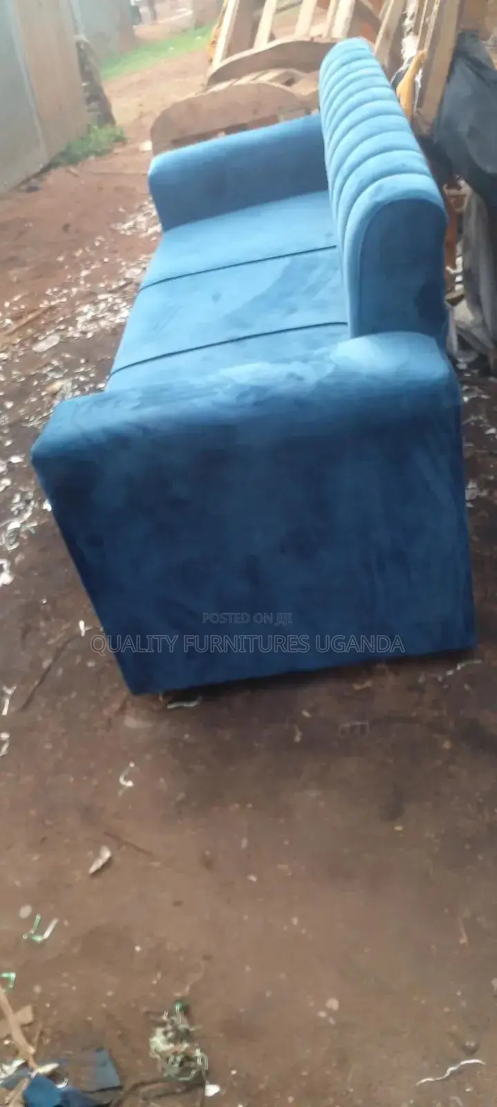 3 Seater Sofa Seat in Blue Colour