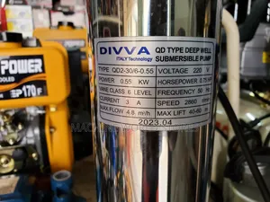 45m Submersible Waterpump Divva Italy Technology