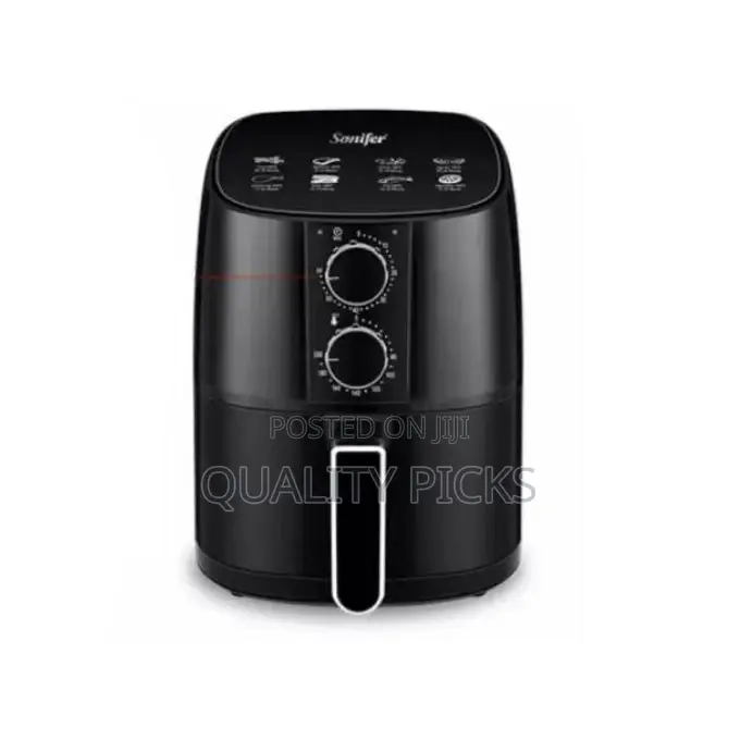 Sonifer 4.2 Litre Air Fryer Hot Electric Oven, Black.