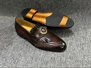 Classic Versace Leather Loafers in Stock