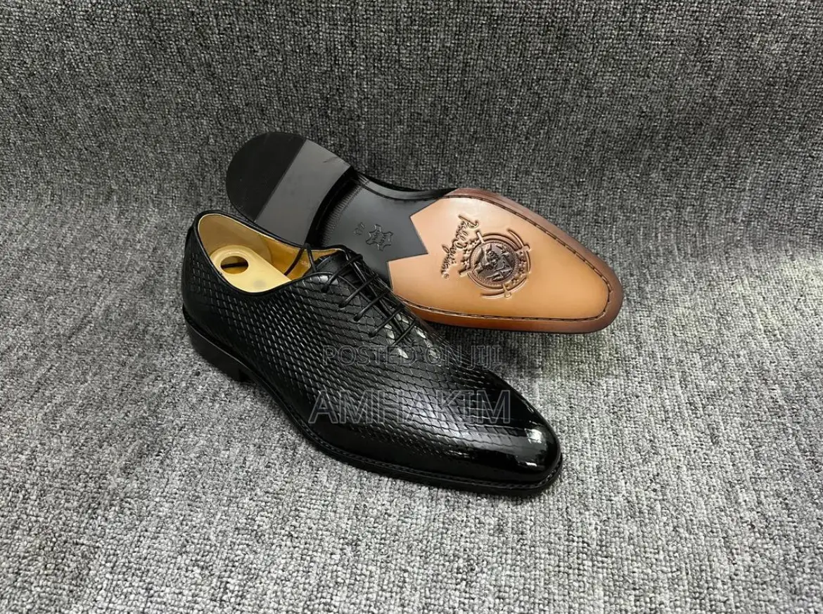 Classic Braided Leather Oxfords in Stock