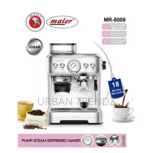 20 Bar Pump Steam Coffee, Espresso Cappuccino Maker Machine