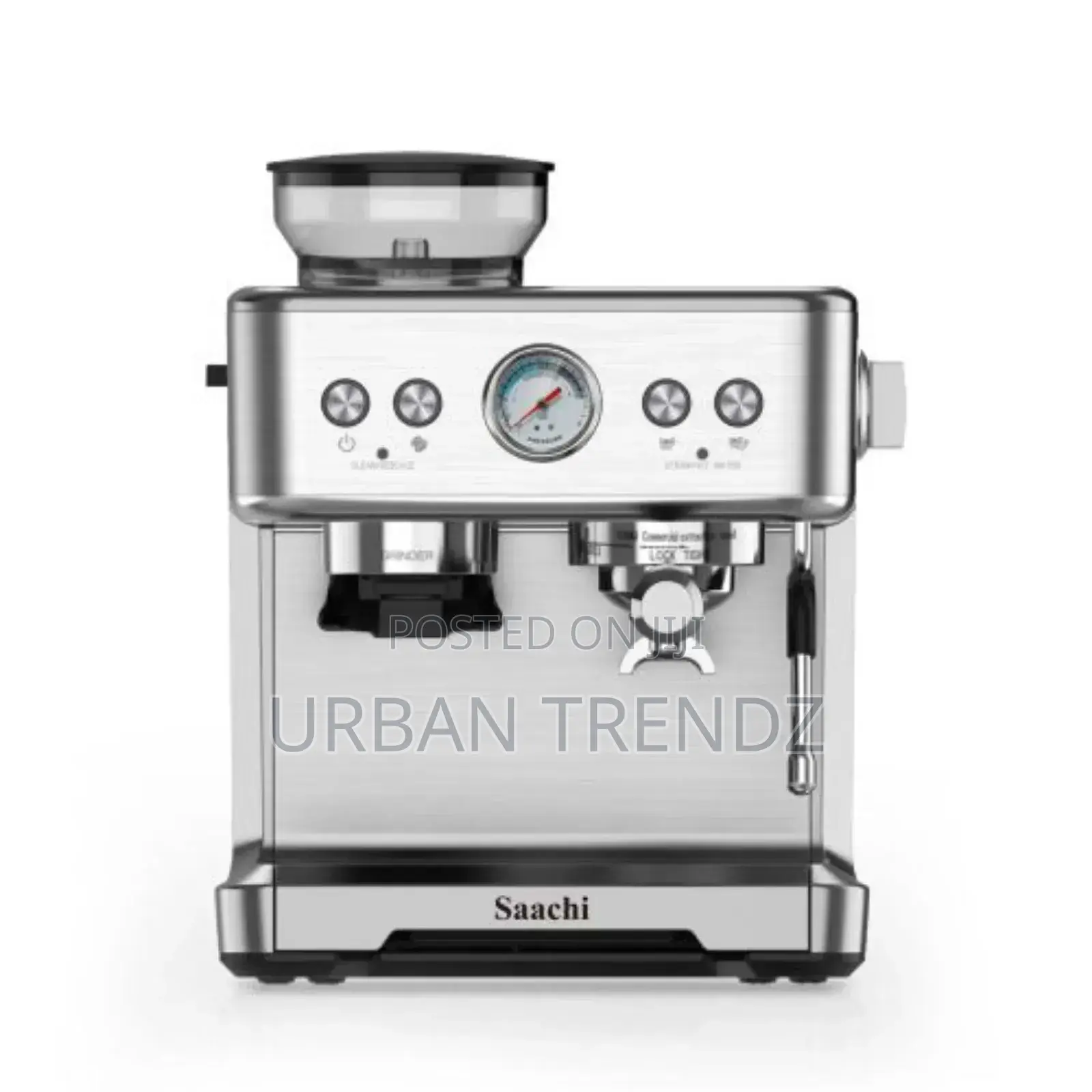 Saachi Coffee Maker NL-COF-7070 With Grinder- Silver
