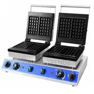 Commercial Double Plate Nonstick Electric Waffle Make