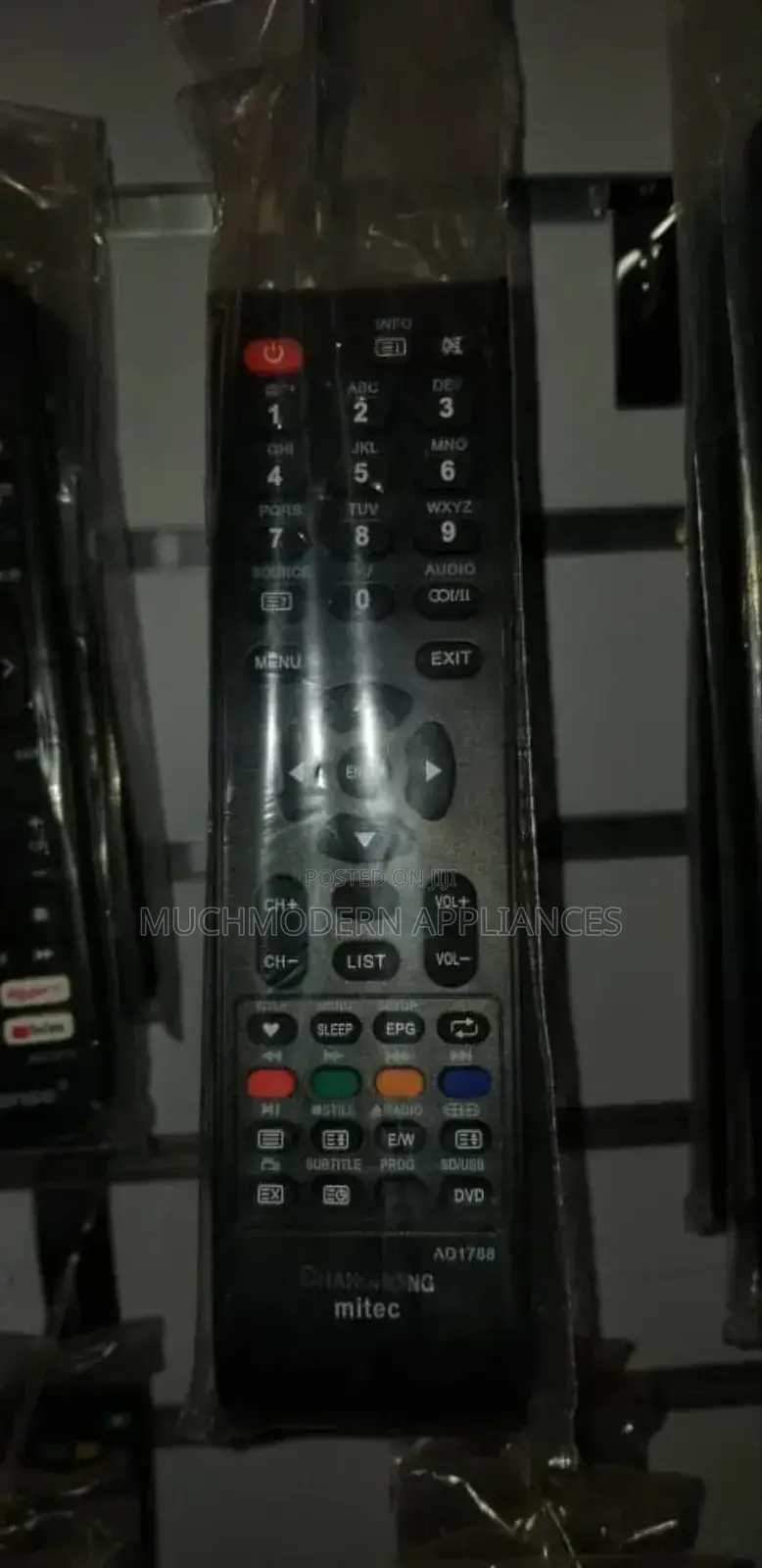 Miltec Tv Remote