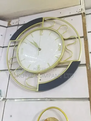 Luxury Oval Shaped Wall Clock