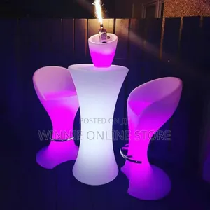 LED Bar Chairs And Table
