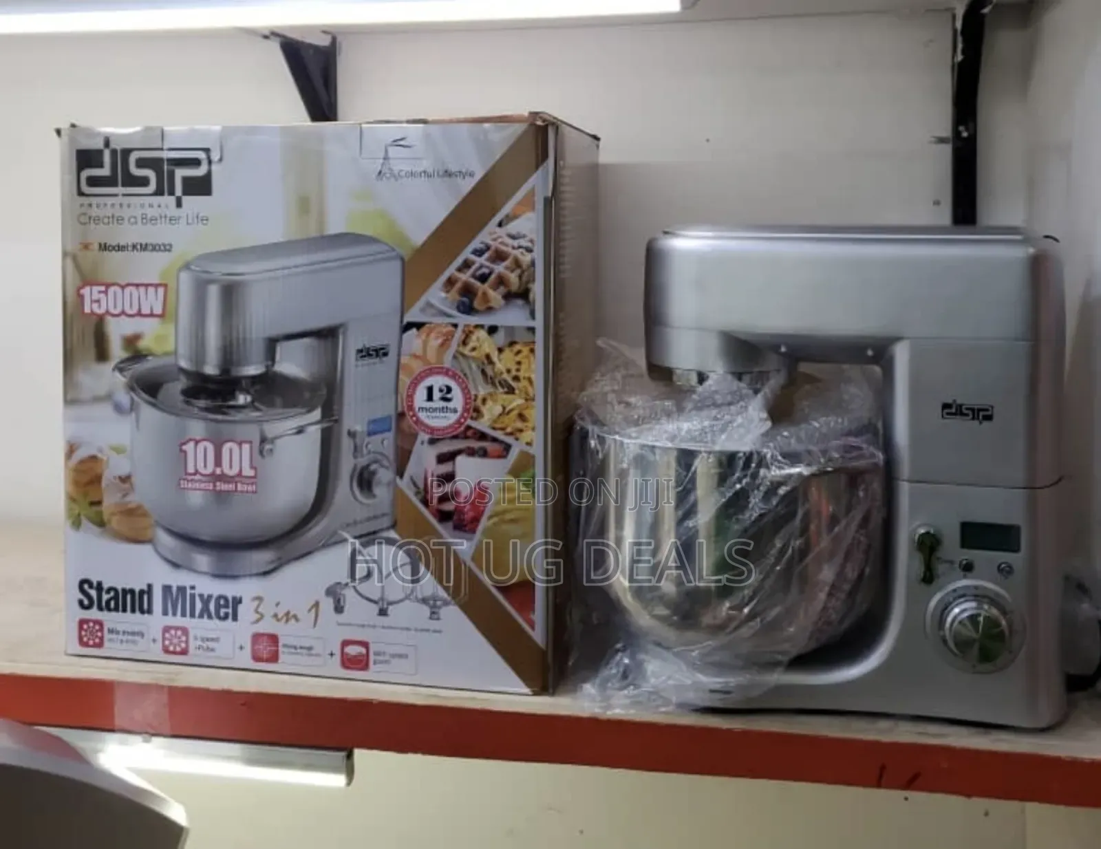 Dsp 3 In1, 10l Blender Dough Stand Mixer Food Processor