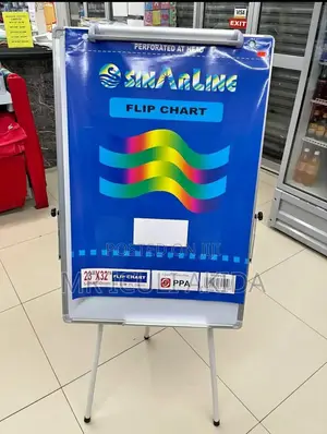 Flip Chart Stand With 60x90cm Magnetic Whiteboard(No Charts)