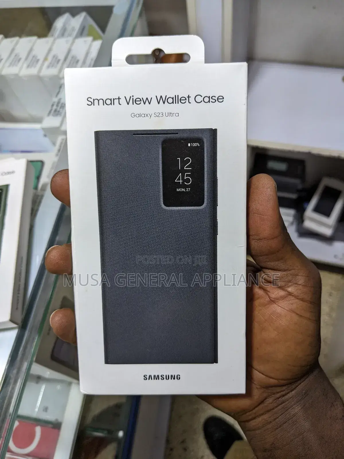 S24 Ultra Smart Case View Wallet