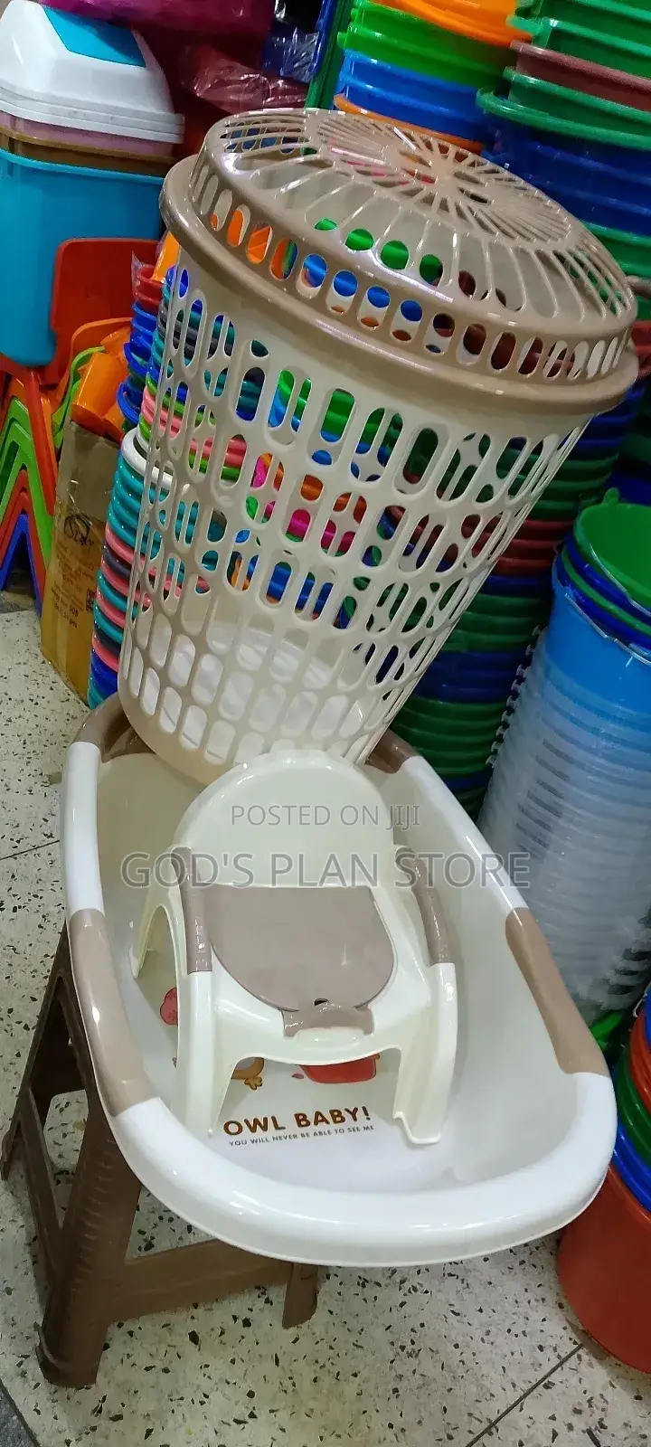 Baby Basin, Potty and Loundary Basket