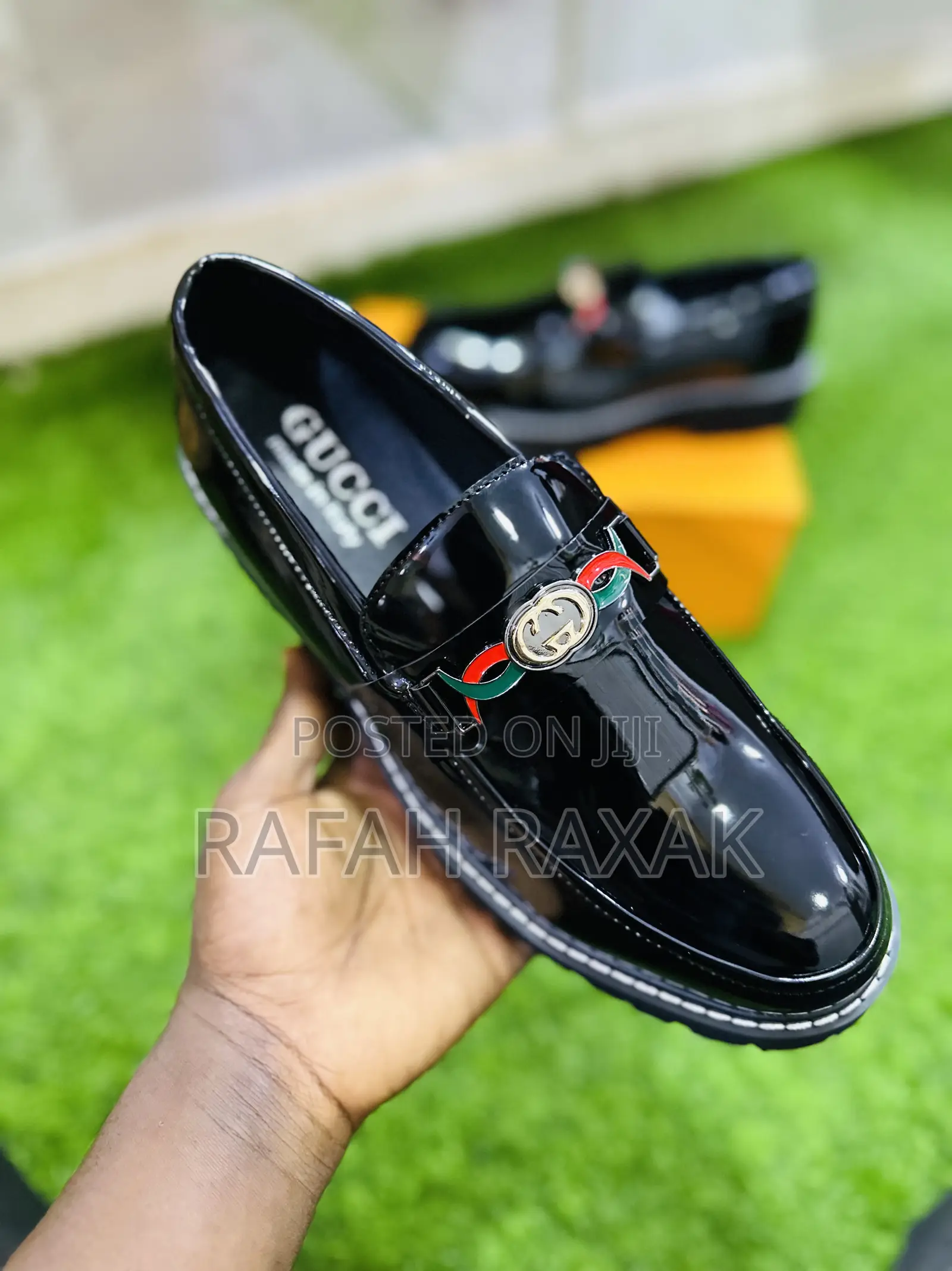Gucci Shinny Mirror Luxury Patent Leather Loafers