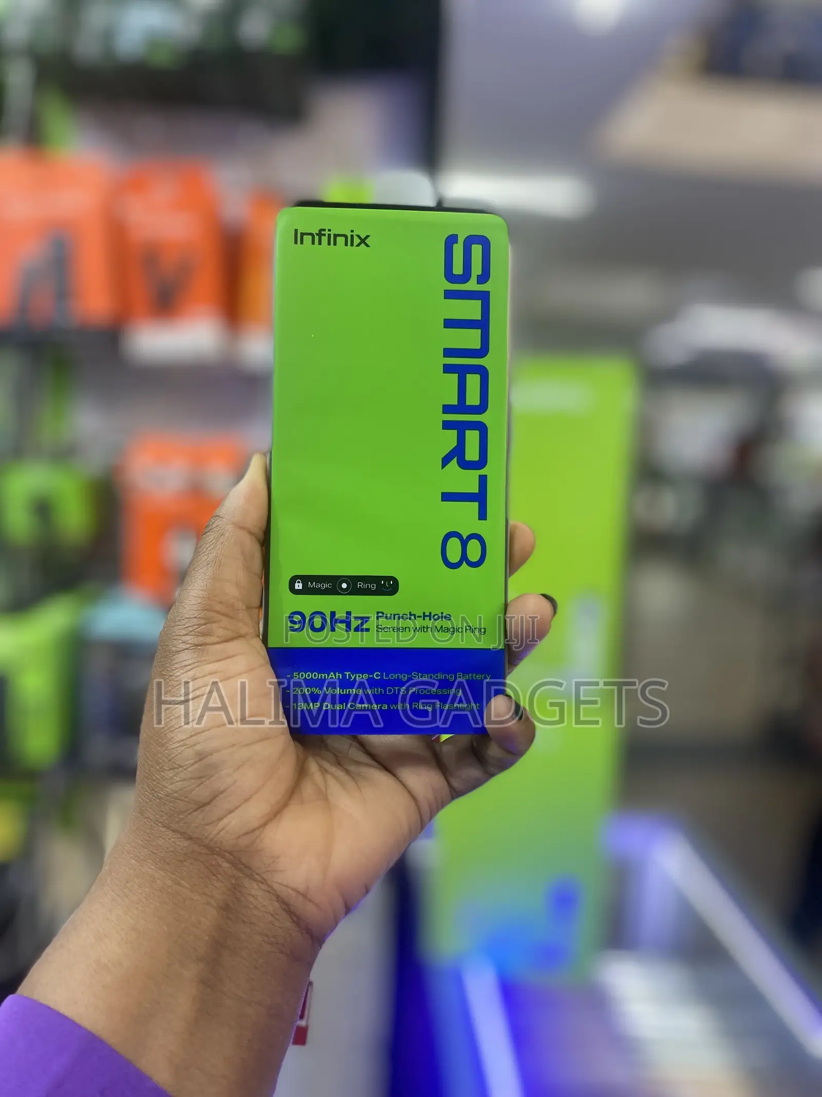 New Infinix Smart 8 128 GB Black