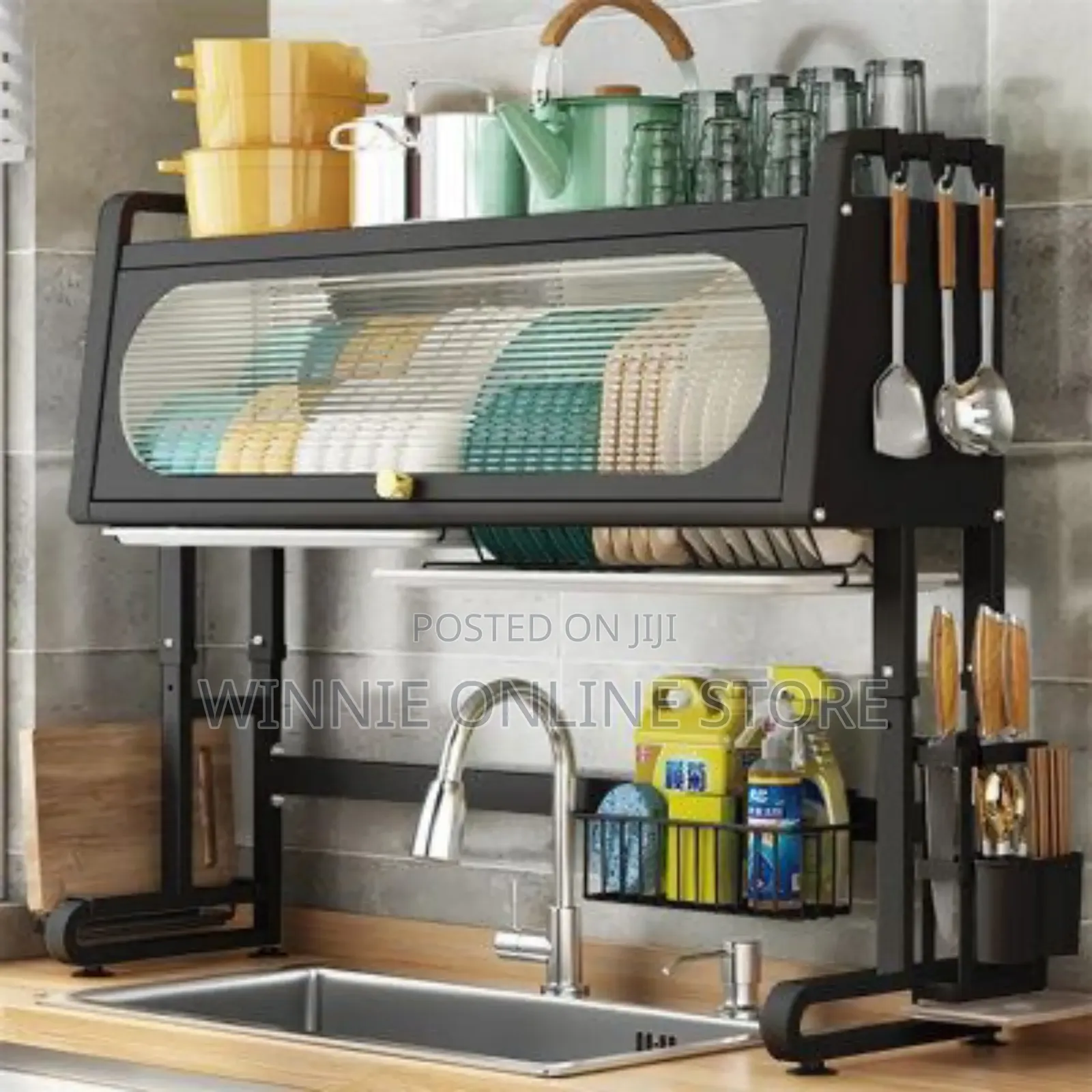 Big Size 96*30*13cm Over the Sink Dish Rack