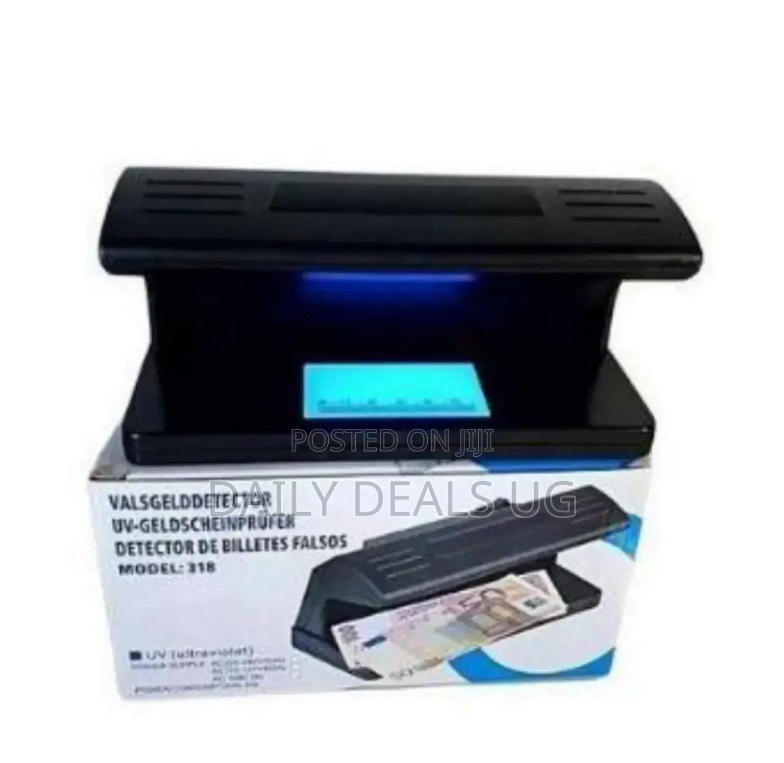 Black Electric Fake Money Detector