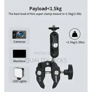 Jmary SR-56 Super Clamp Camera Bike Motorcycle Mount