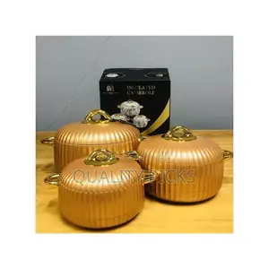3pc, 1,2,3.5litres Food Warmer Dishes