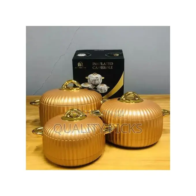 3pc, 1,2,3.5litres Food Warmer Dishes