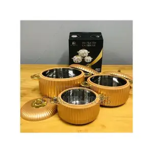 3pc, 1,2,3.5litres Food Warmer Dishes