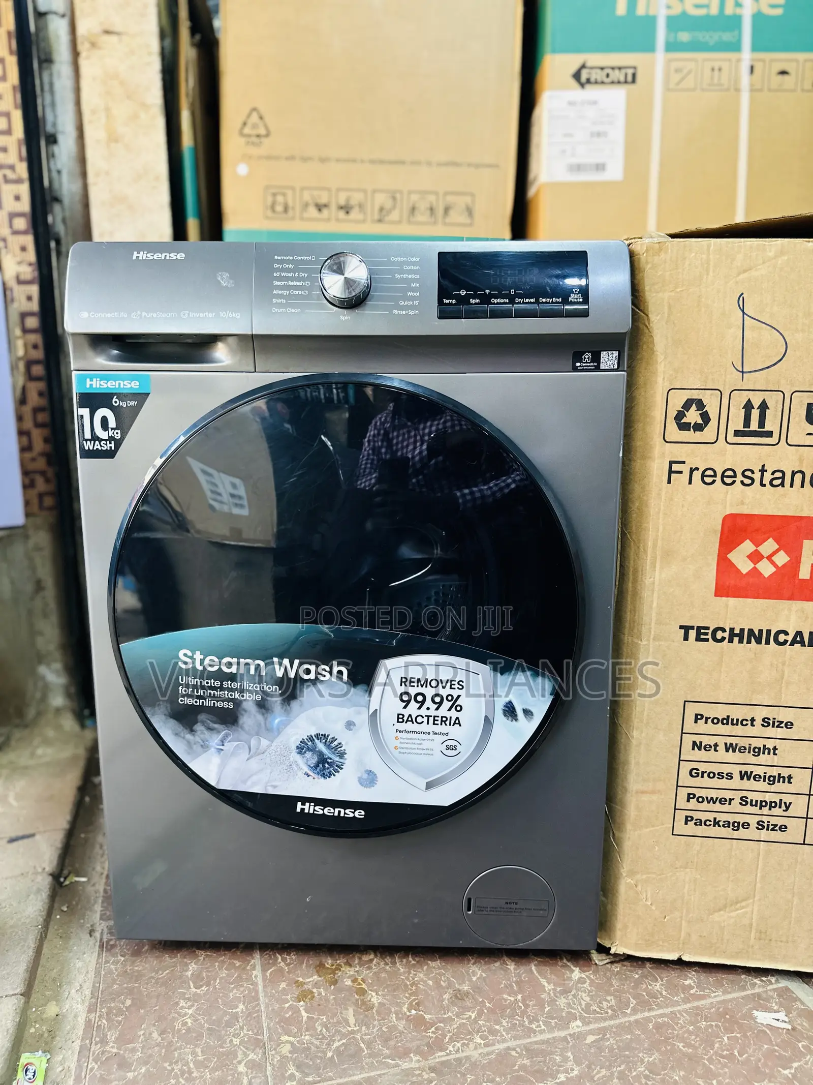 Hisense Washing Machine 10/6kg 2in1