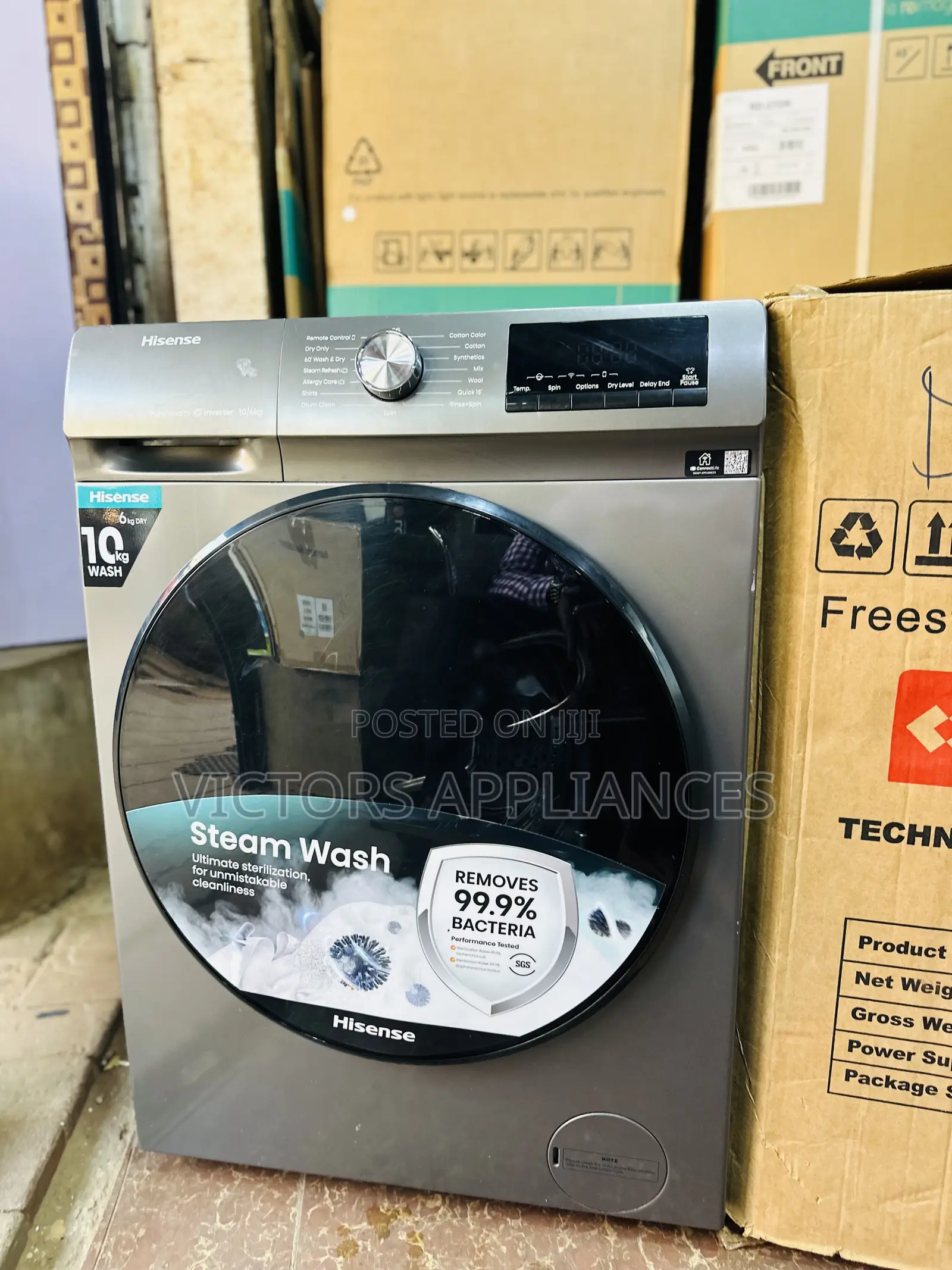 Hisense 10kg Wash Dry With 10kg Washer 6kg Dryer