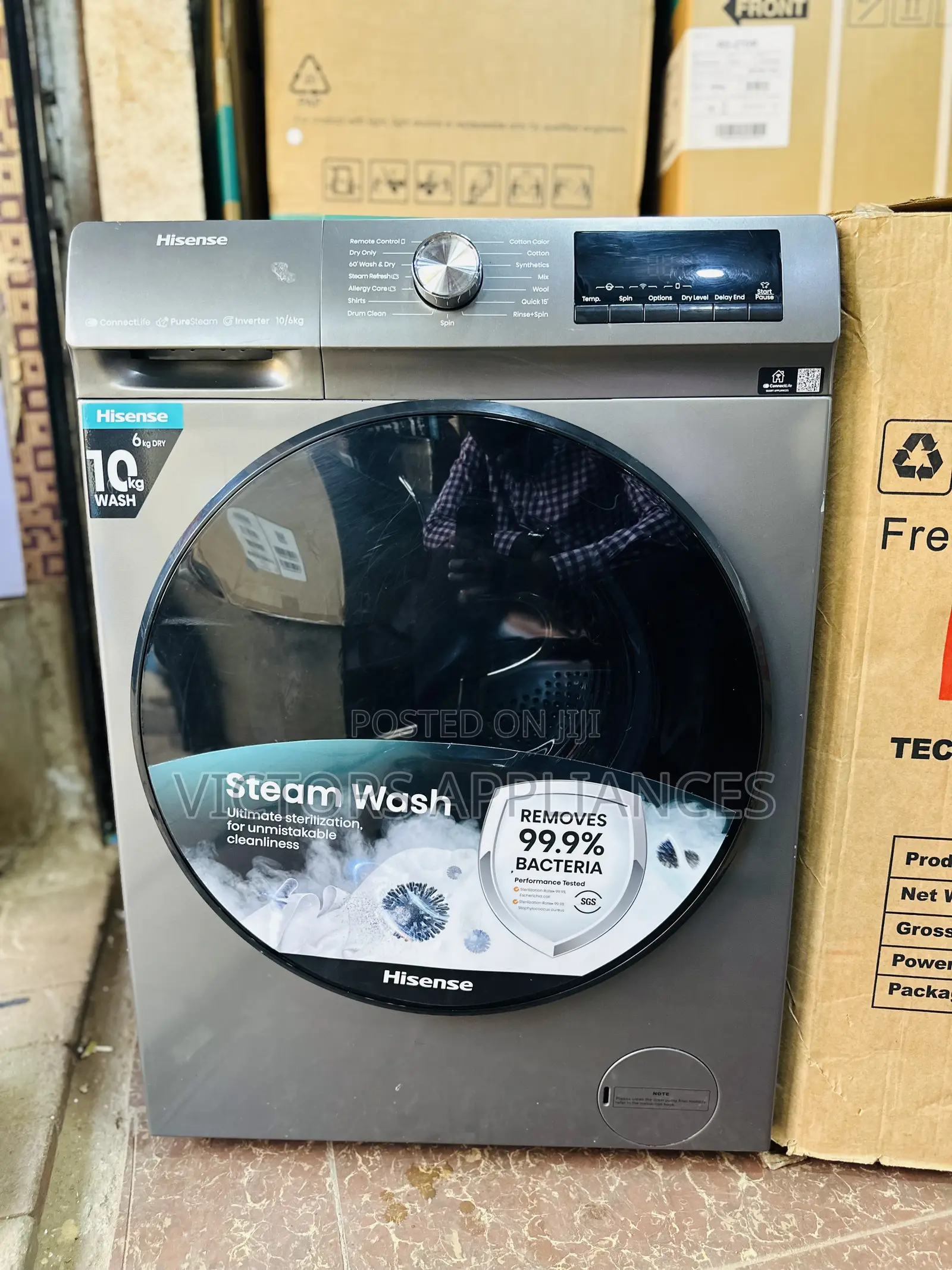 Hisense Wash and Dry Washing Machine 10kg (10/5kg)