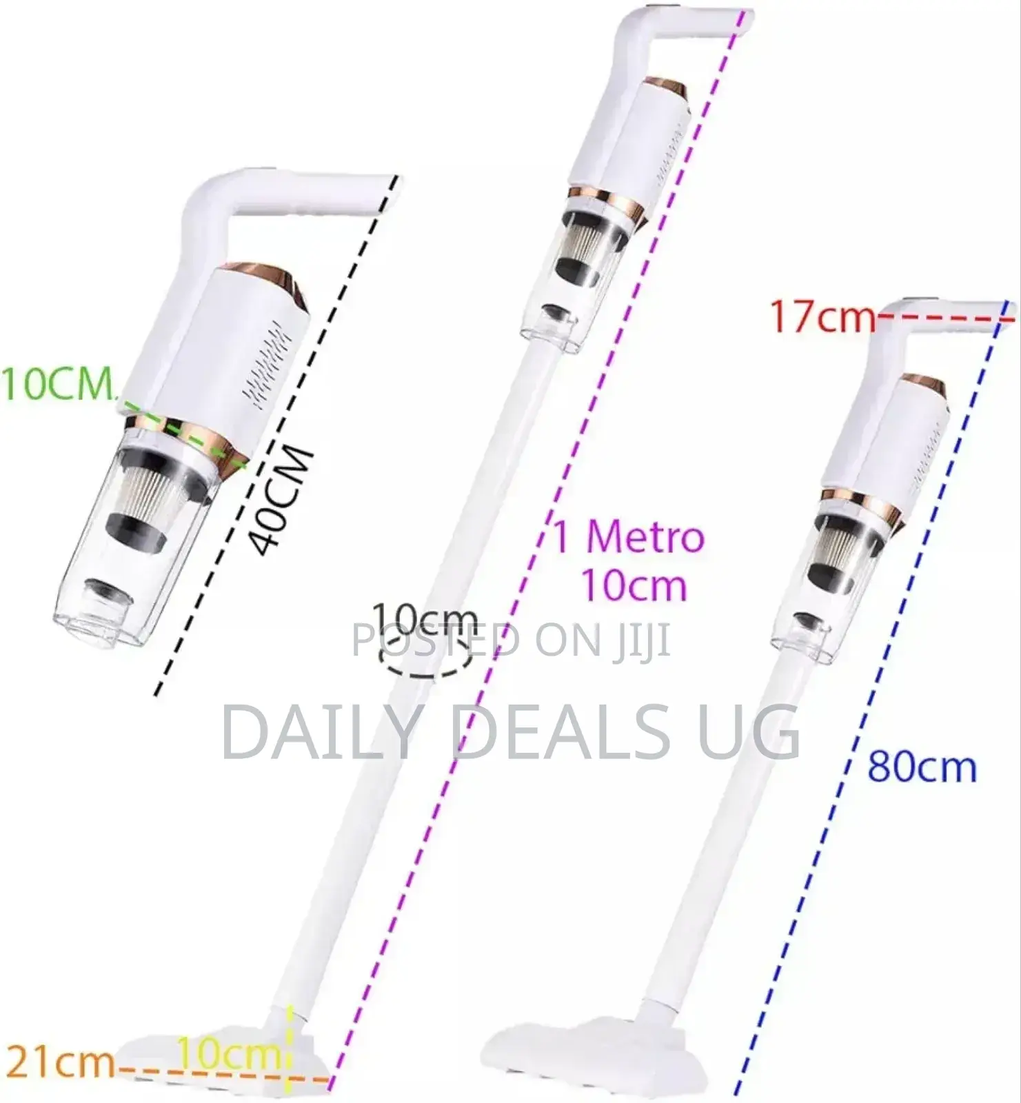 Multifunctional 2 in 1 Car and Home Vacuum Cleaner.