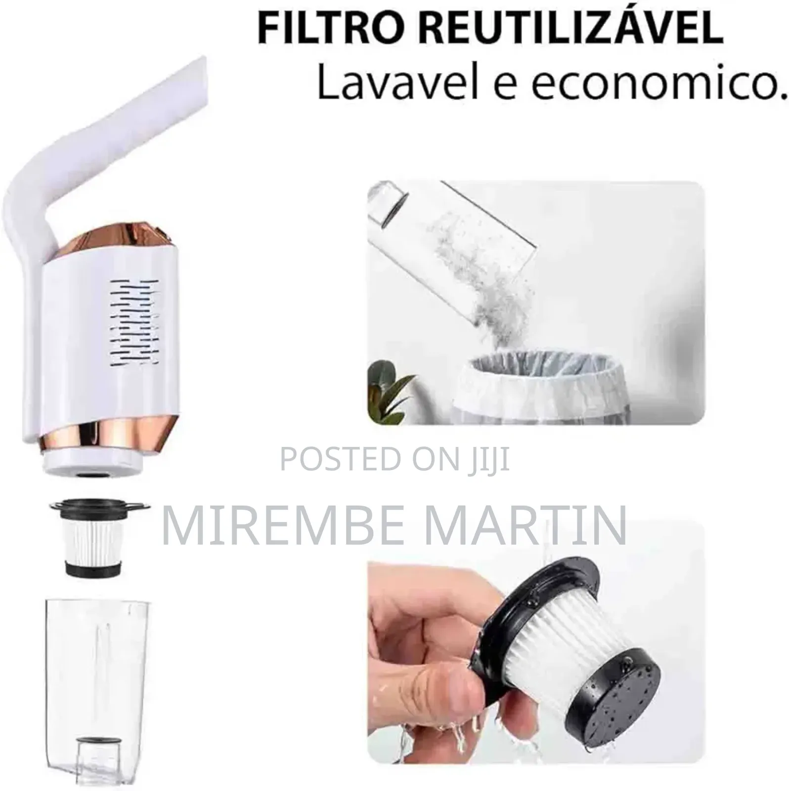 Multifunctional 2 in 1 Car and Home Vacuum Cleaner.
