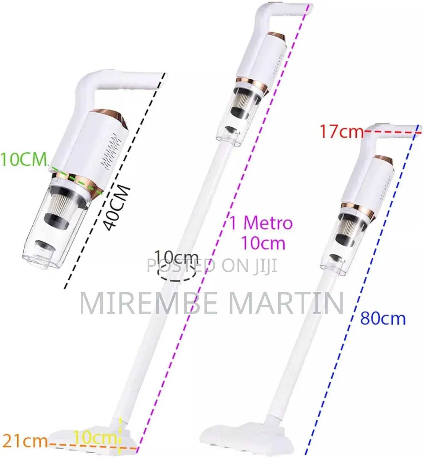 Multifunctional 2 in 1 Car and Home Vacuum Cleaner.