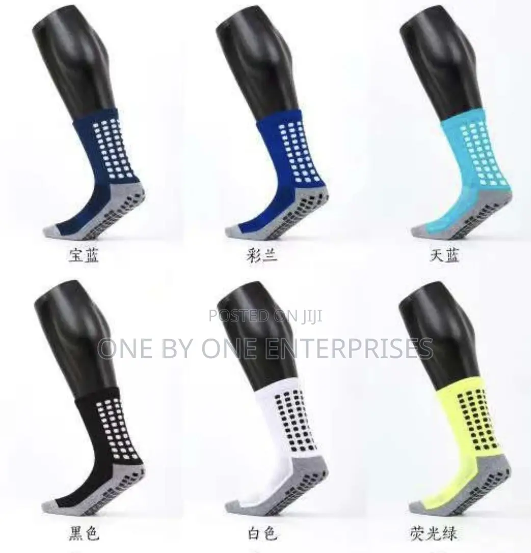 New Anti-Slip Soccer Socks Men Women Outdoor Sport Grip
