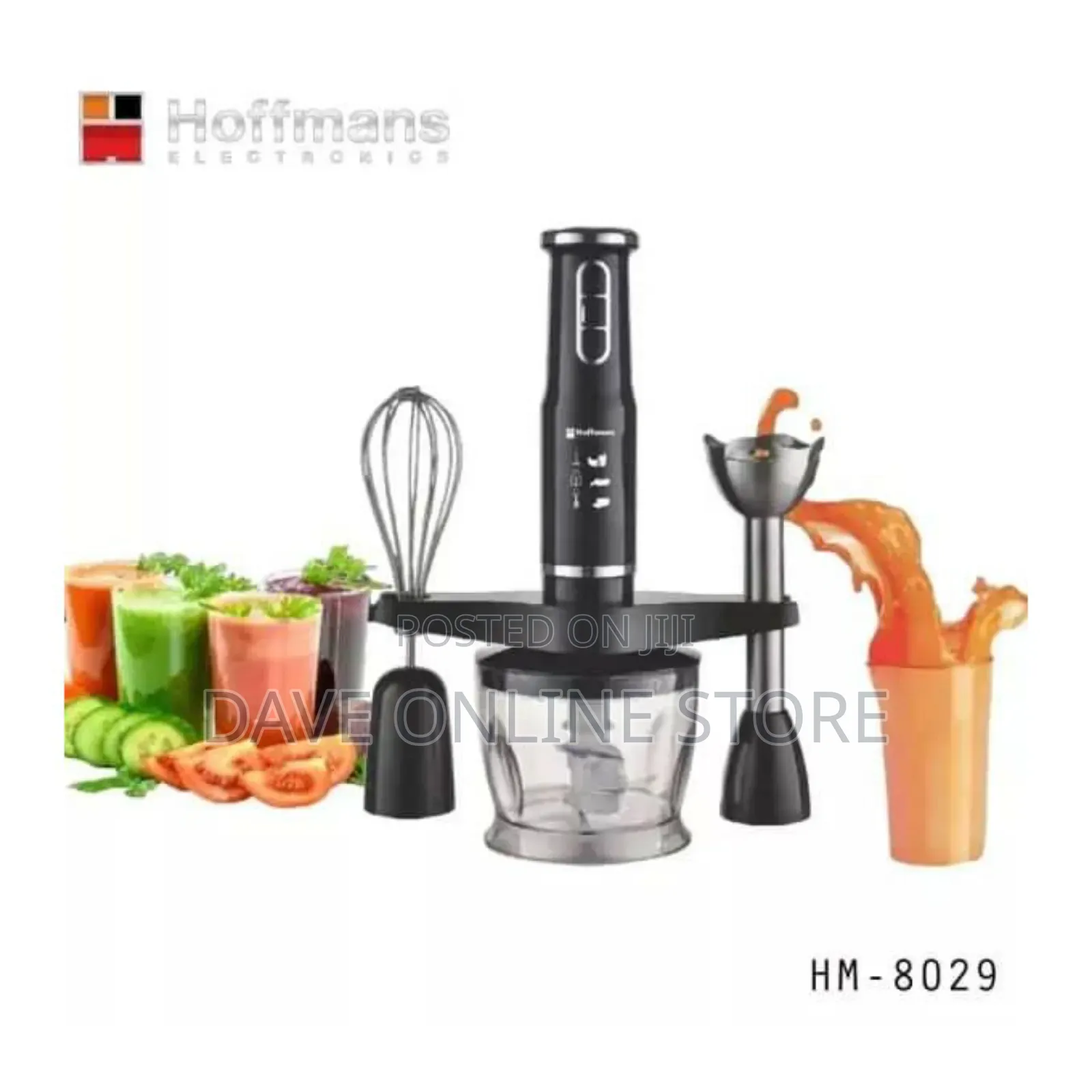 Hoffmans 5 in 1 Stainless Small Immersion Hand Blender Set