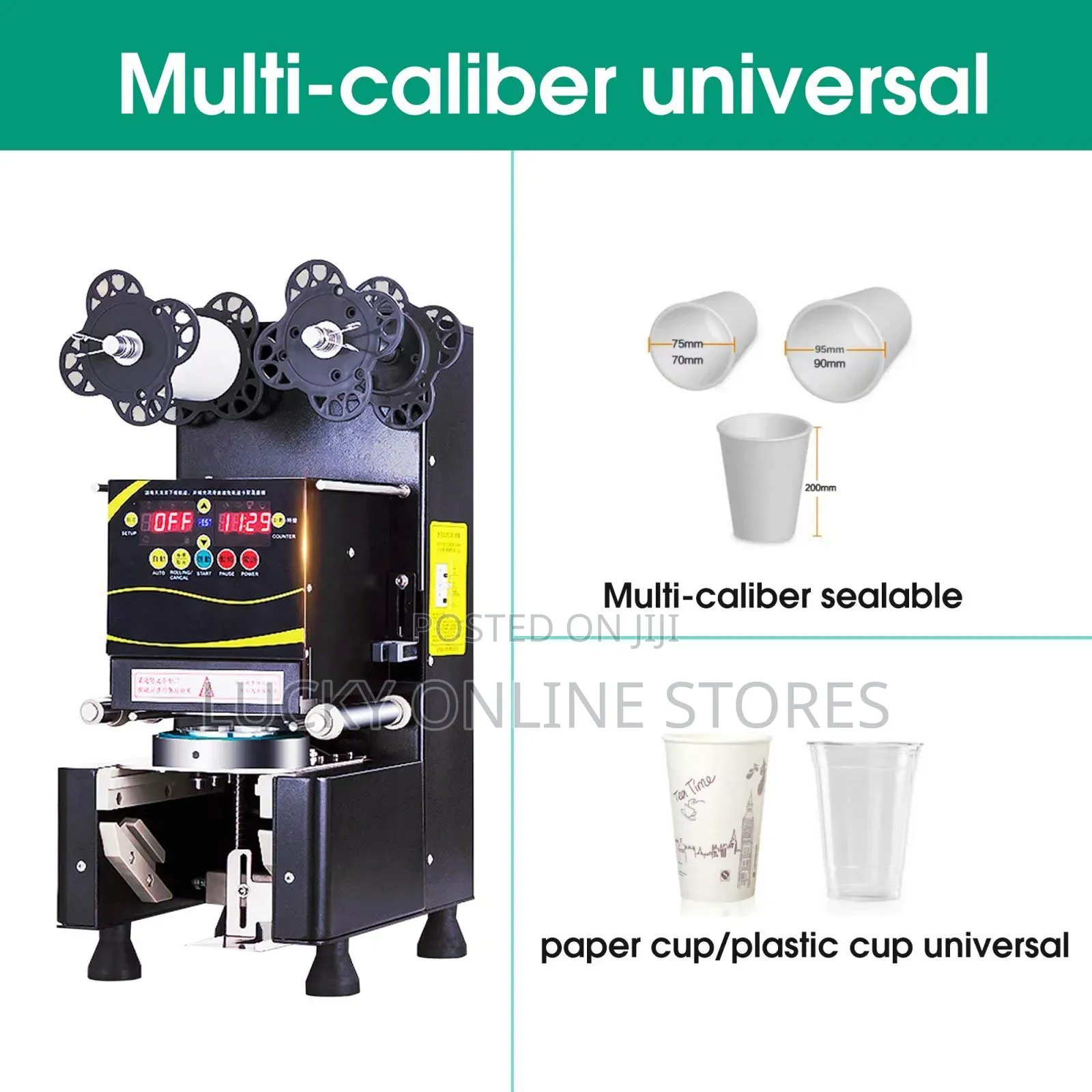 Commercial Electric Cup Sealer