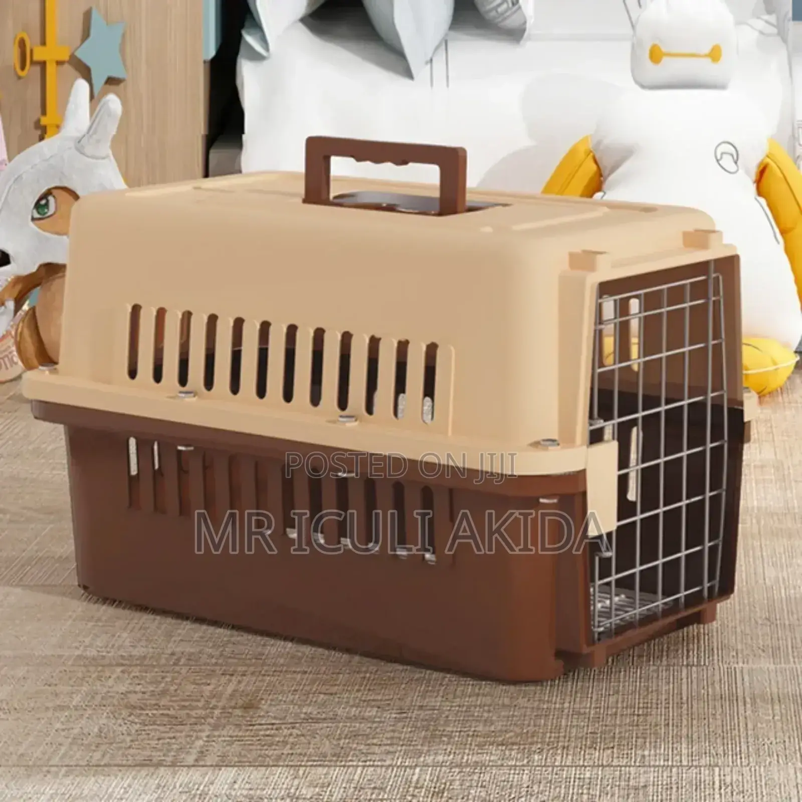 48x31x30cm Size 1 Pet Travel Carrier Cage Box(Holds <12kgs)