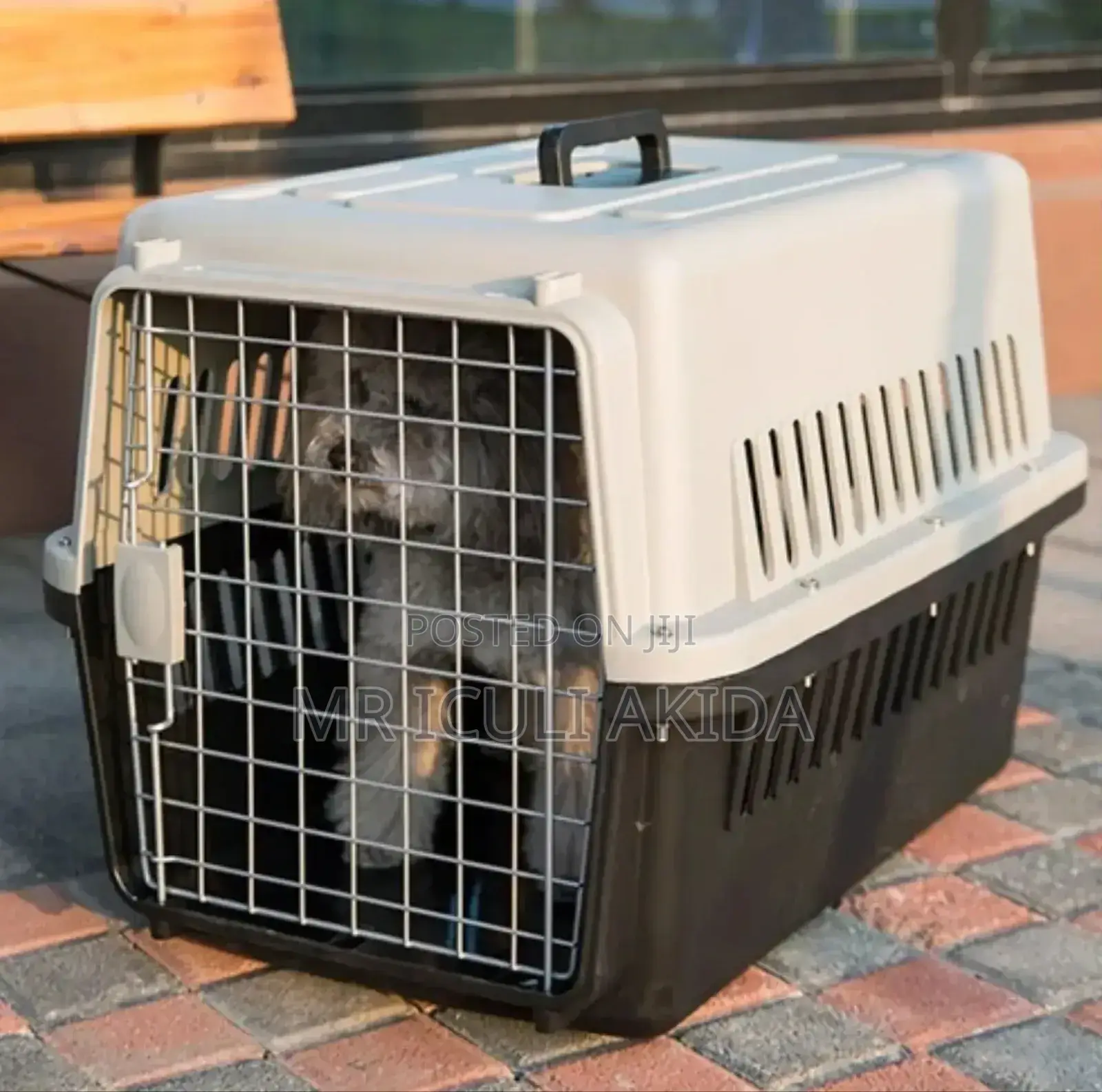 Size-3 66x46x47cm(<35kgs)Travel Pet Crate Carrier Cage Box