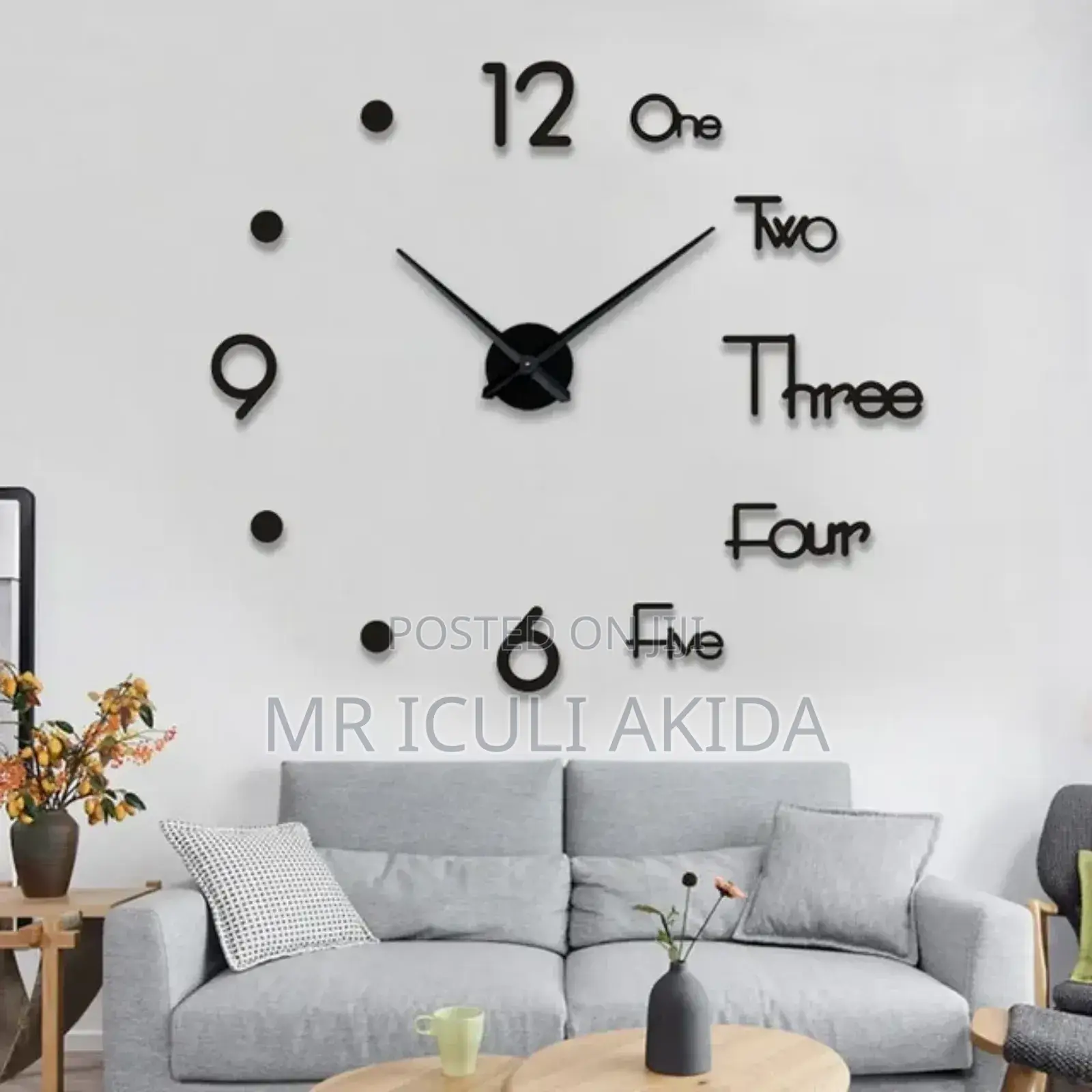 Smart DIY Luxury Acrylic 3D Modern Wall Clock