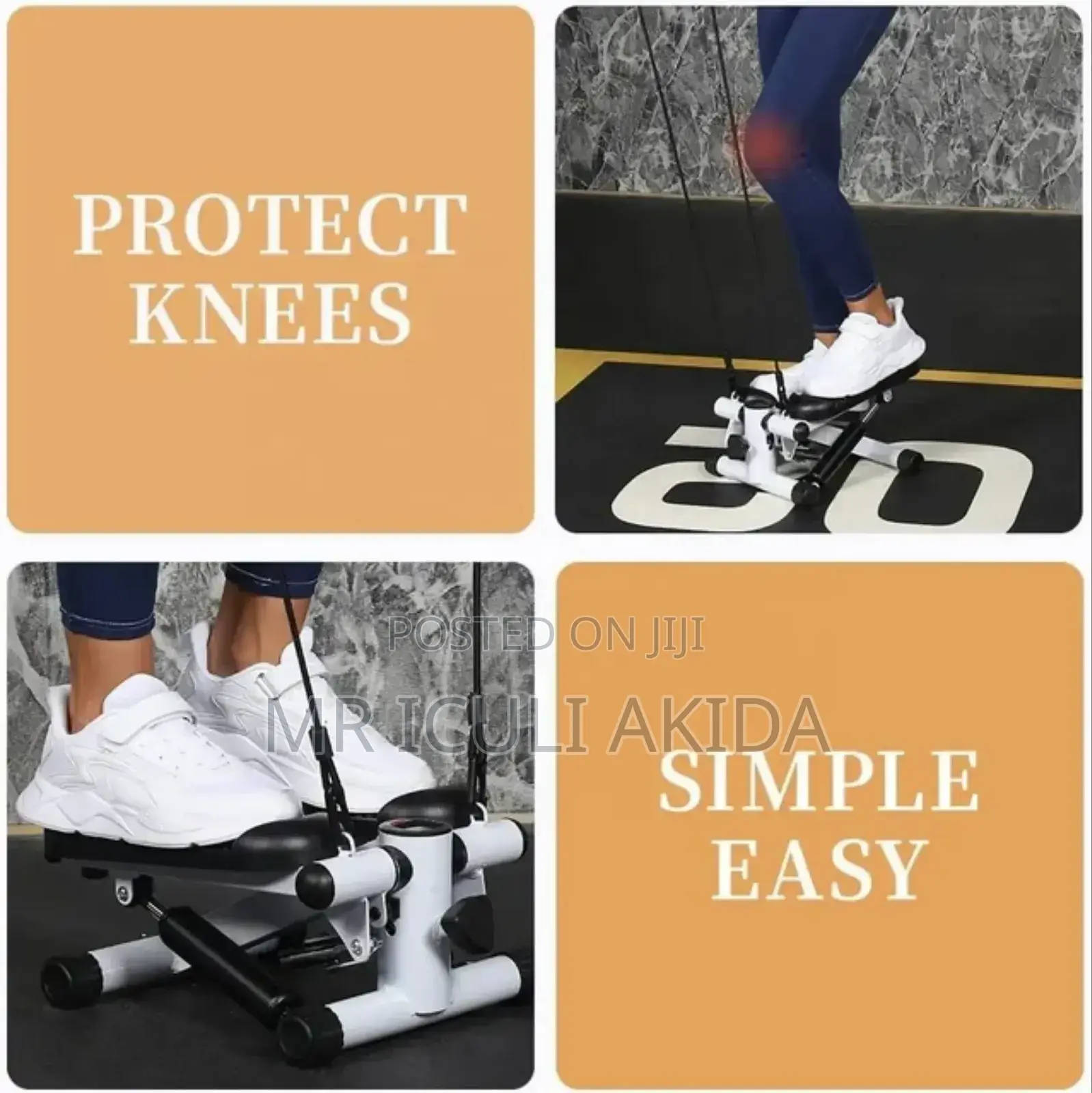 Ab Exercise Home/Gym Mini Stepper WTH Non-Slip Peddle,LCD