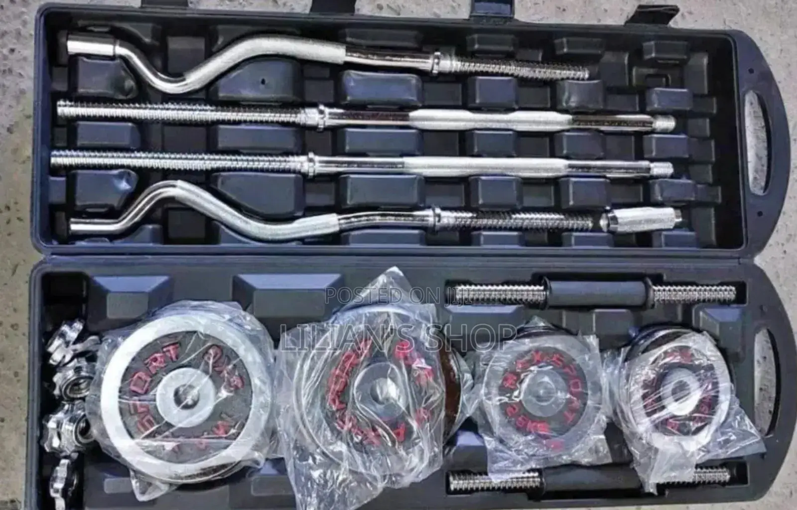 55kg Adjustable Dumbell Set